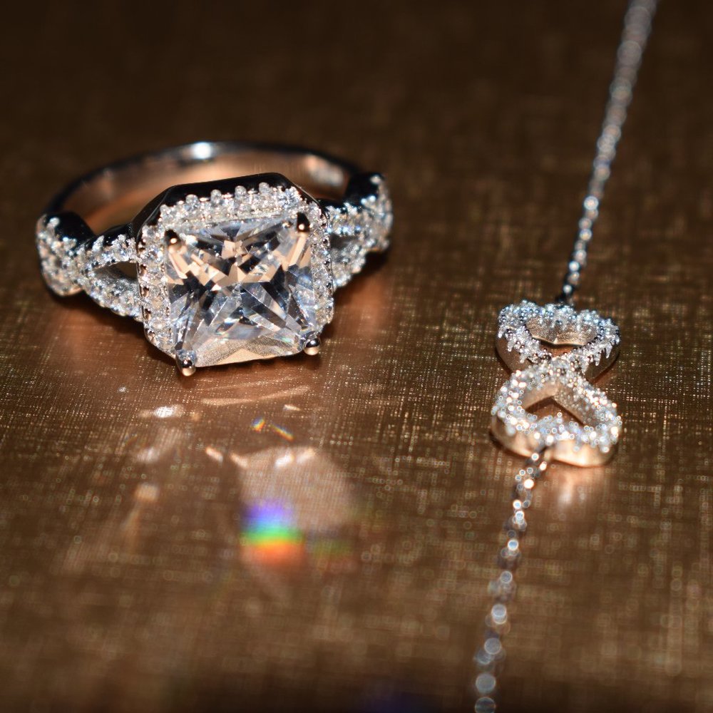 Set for $30 Sterling Silver Ring + Bracelet